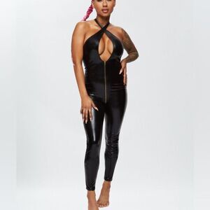 Ann Summers Volt Bodystocking Jumpsuit Black‎ S (4-6) NWT IN BOX